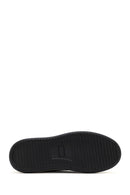 Men's Black Lace-Up Thick-Soled Leather Casual Shoes | Derimod