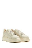 Women's Beige Thick Soled Sneaker | Derimod