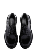 Women's Black Patent Leather Casual Shoes | Derimod