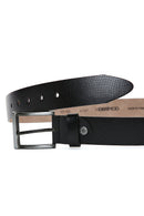 Men's Black Leather Belt | Derimod