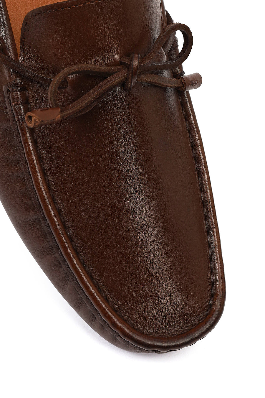 Erkek Kahverengi Deri Casual Loafer