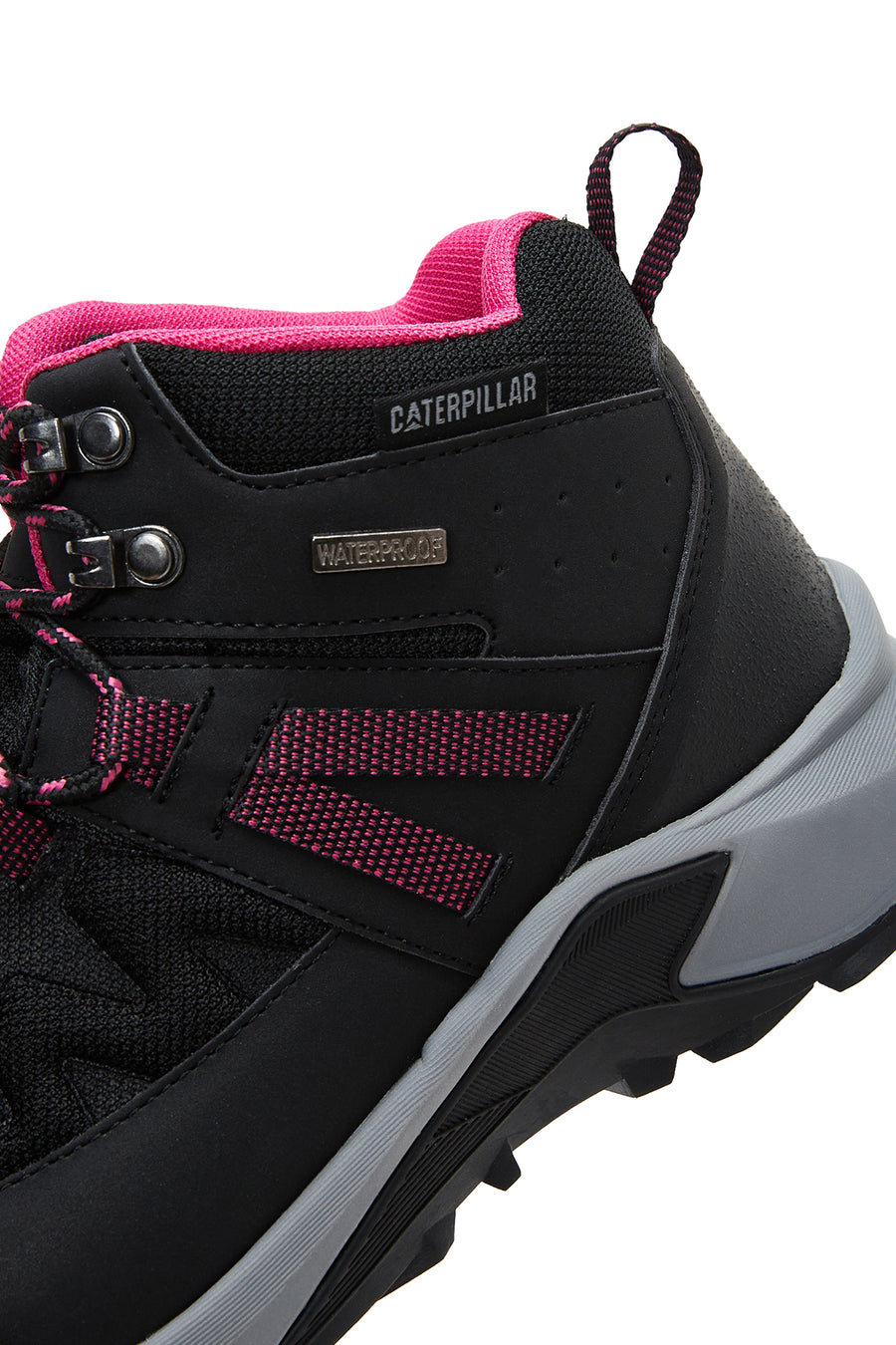 Caterpillar Kadın Siyah  Waterproof Deri Outdoor Sneaker