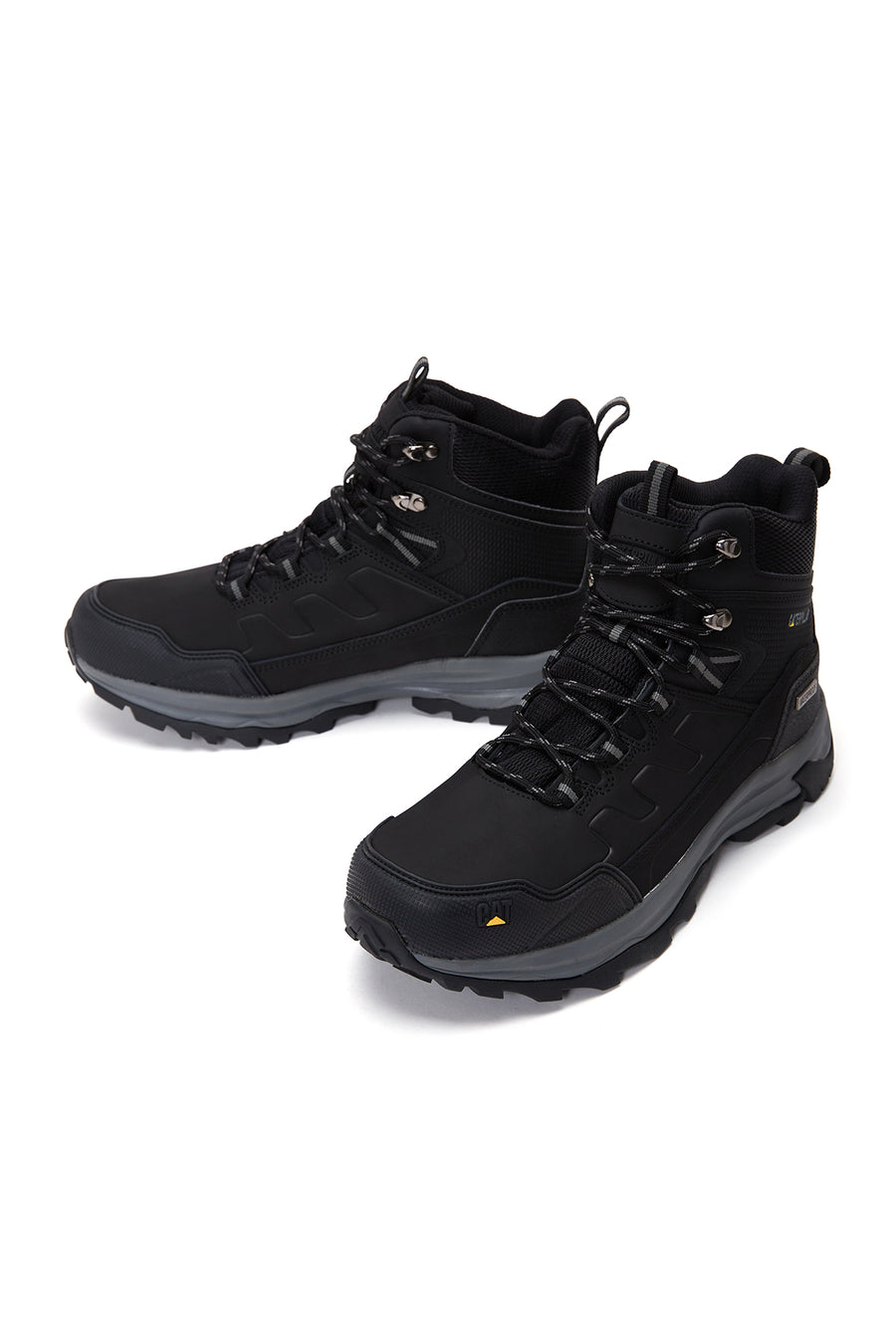 Caterpillar Men's Black Waterproof Leather Boots