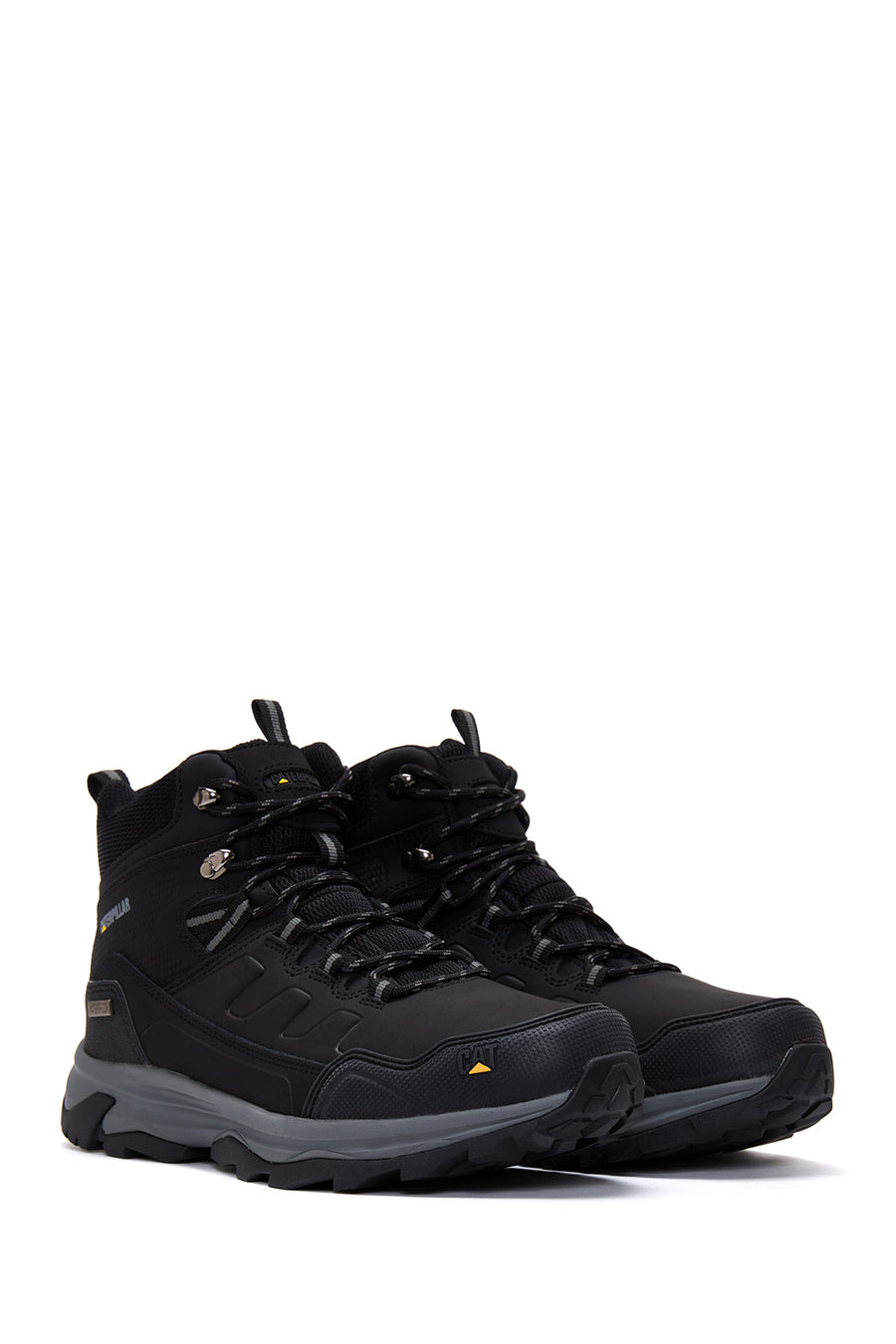Caterpillar Men's Black Waterproof Leather Boots