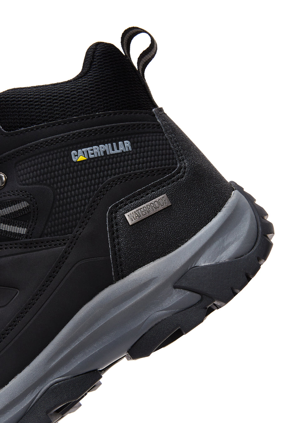 Caterpillar Men's Black Waterproof Leather Boots