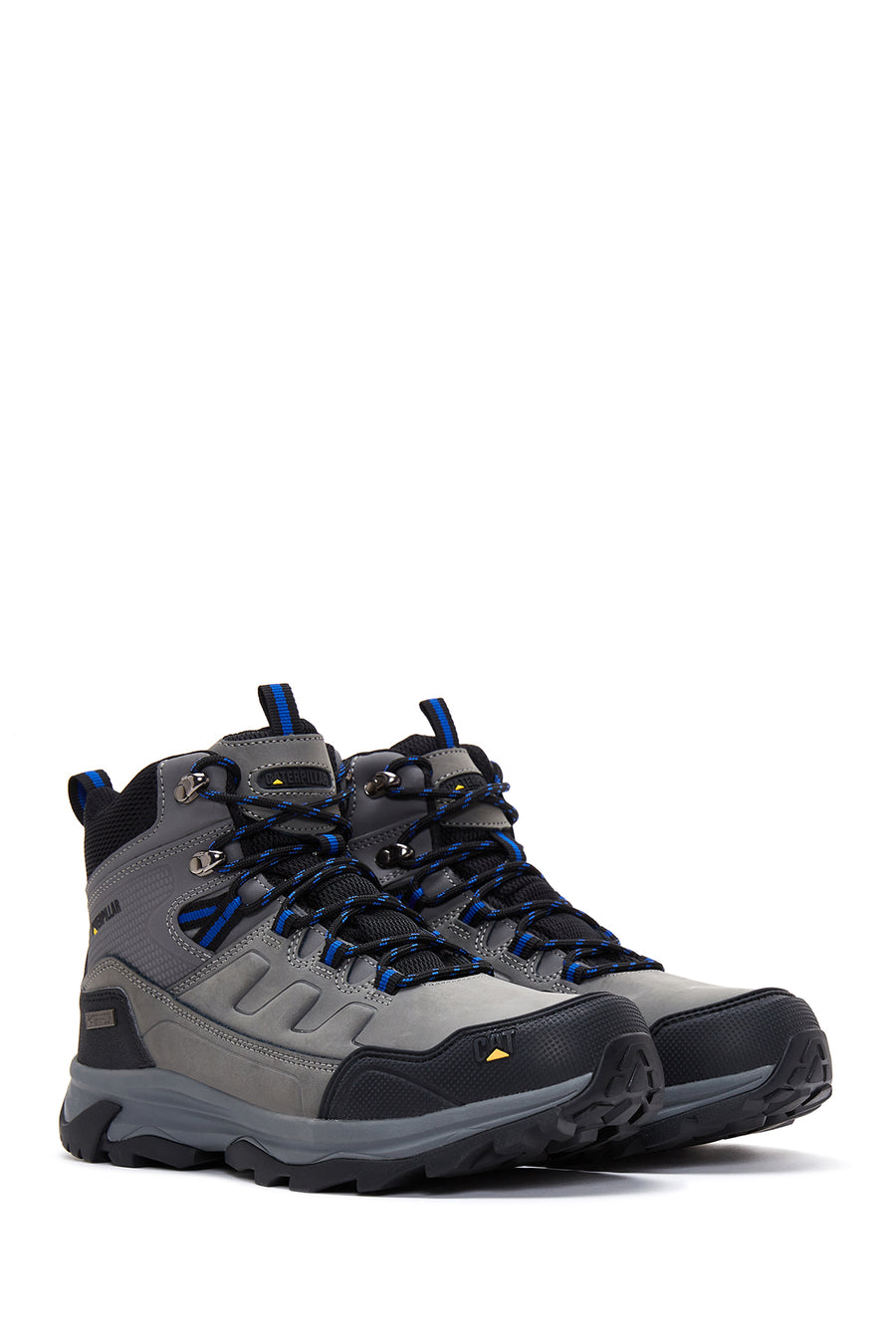 Caterpillar Men's Gray Waterproof Leather Boots