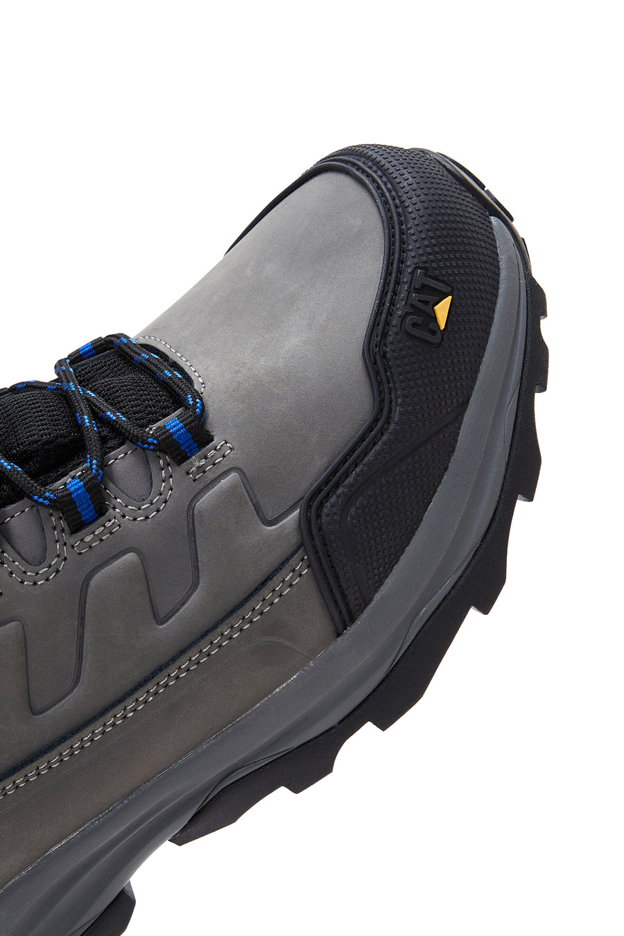 Caterpillar Men's Gray Waterproof Leather Boots