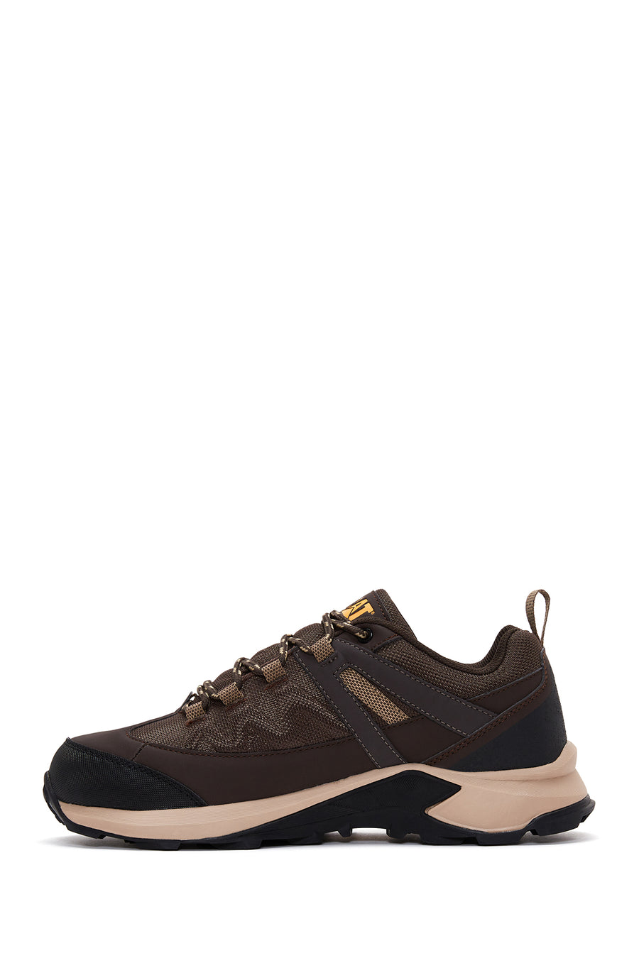 Caterpillar Men's Brown Leather Waterproof Outdoor Shoes