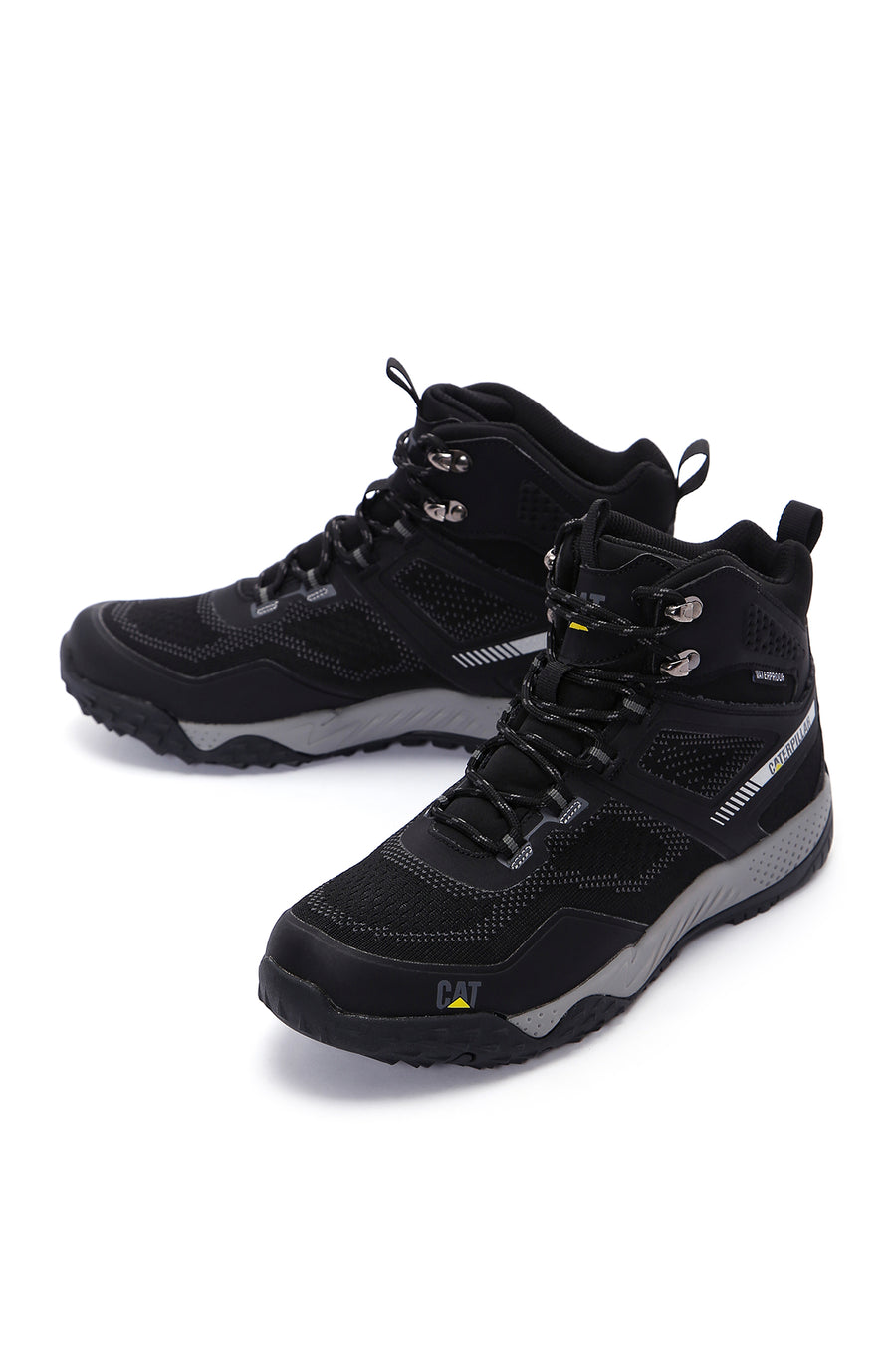 Caterpillar Men's Black Waterproof Leather Boots