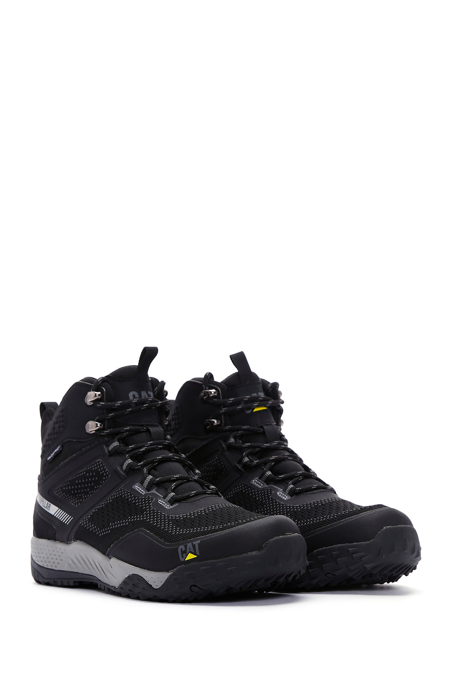 Caterpillar Men's Black Waterproof Leather Boots