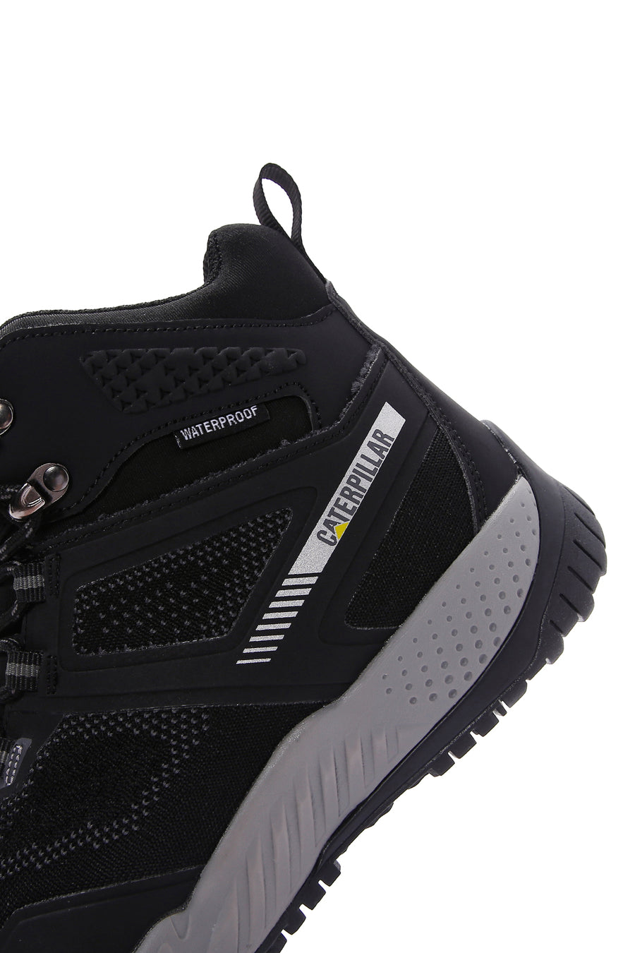 Caterpillar Men's Black Waterproof Leather Boots