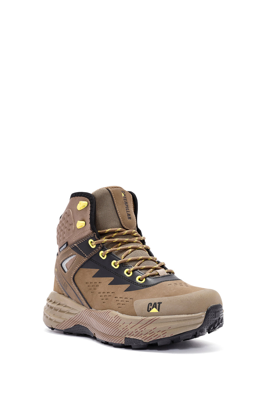 Cat Caterpillar Erkek Vizon Deri Waterproof Outdoor Bot