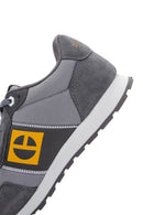 Caterpillar Erkek Gri Shelby Süet Deri Sneaker | Derimod