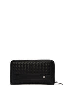 Men's Black Knitted Wallet | Derimod