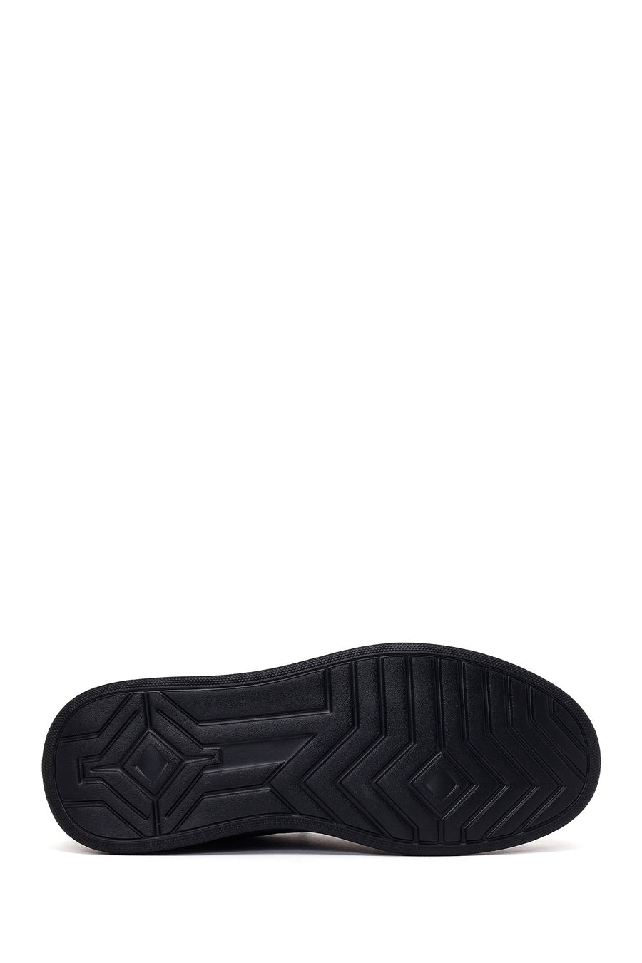 Derimod Zero Male Black Lace-Up Thick-Soled Fabric Sneaker