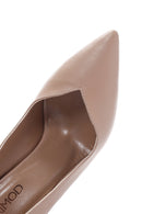 Women's Pink Leather Stiletto | Derimod