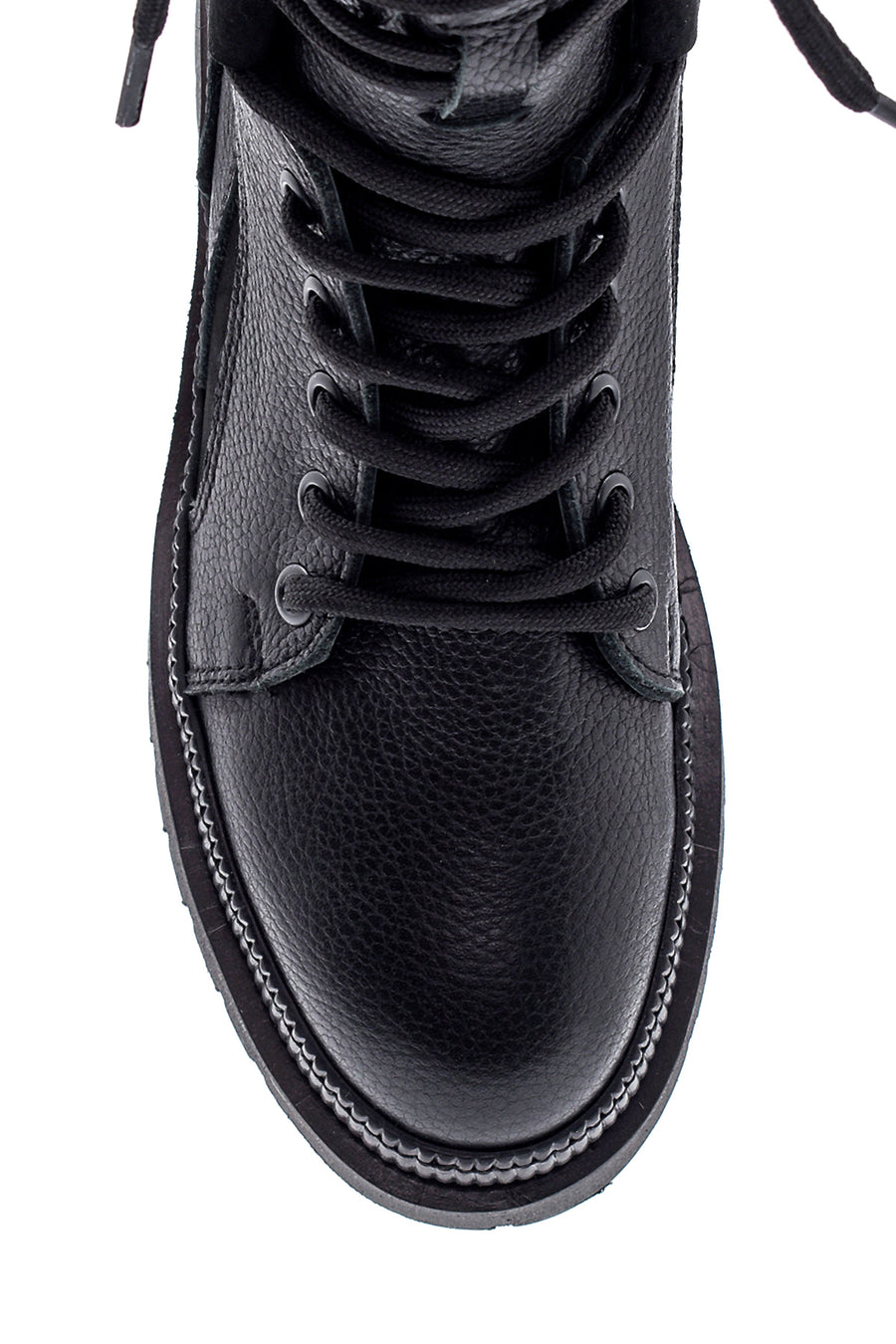 Women's Leather Thick Soled Boots