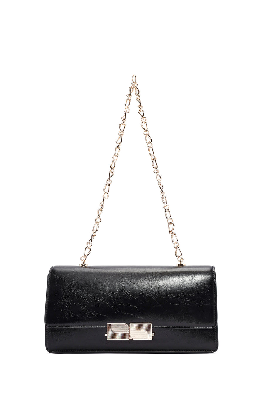 Women's Black Chain Shoulder Bag