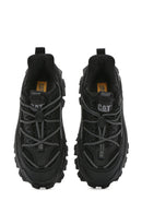 Caterpillar Erkek Siyah Intruder Max Kalın Tabanlı Bağcıklı Süet Deri Sneaker | Derimod