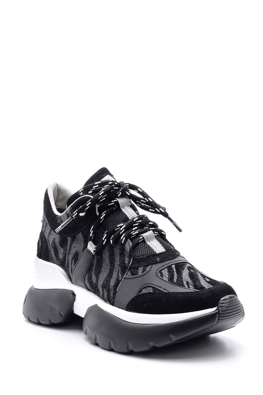 Kadın Zebra Detaylı Sneaker
