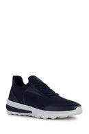 Geox Men's Navy Blue U Spherica Active Lace-Up Sneaker | Derimod