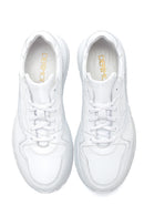 Erkek Beyaz Deri Sneaker | Derimod