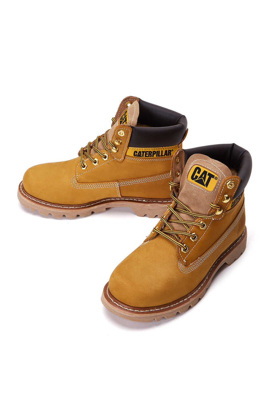 Caterpillar Men's Mustard Colorado Nubuck Leather Boots