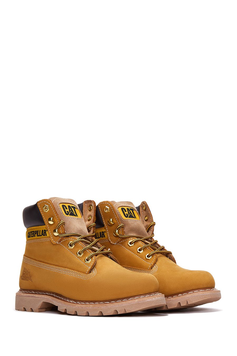 Caterpillar Men's Mustard Colorado Nubuck Leather Boots