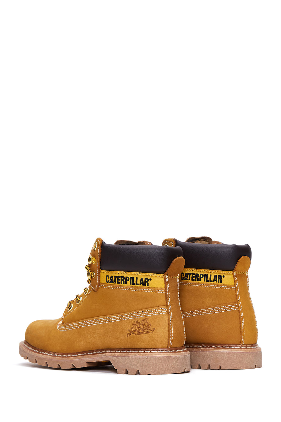 Caterpillar Men's Mustard Colorado Nubuck Leather Boots