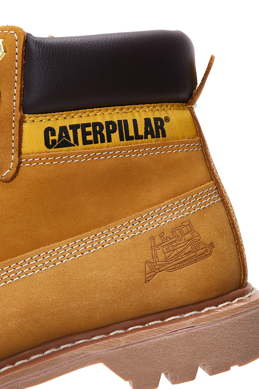 Caterpillar Men's Mustard Colorado Nubuck Leather Boots