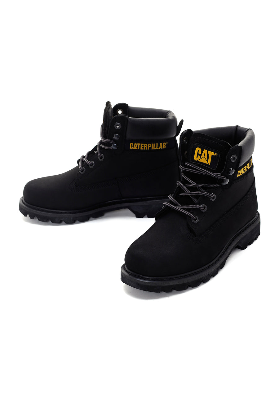Caterpillar Men's Black Colorado Nubuck Leather Boots