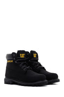 Caterpillar Men's Black Colorado Nubuck Leather Boots | Derimod