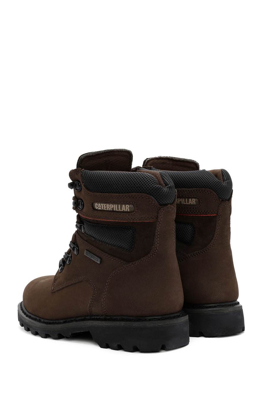 Caterpillar Men's Brown Edina Wp Waterproof Leather Boots