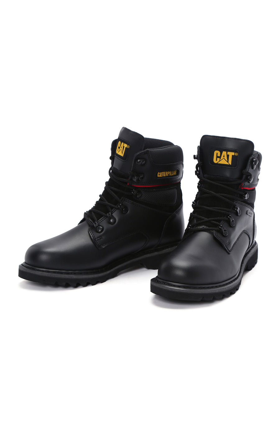 Caterpillar Men's Black Edina WP Waterproof Leather Boots