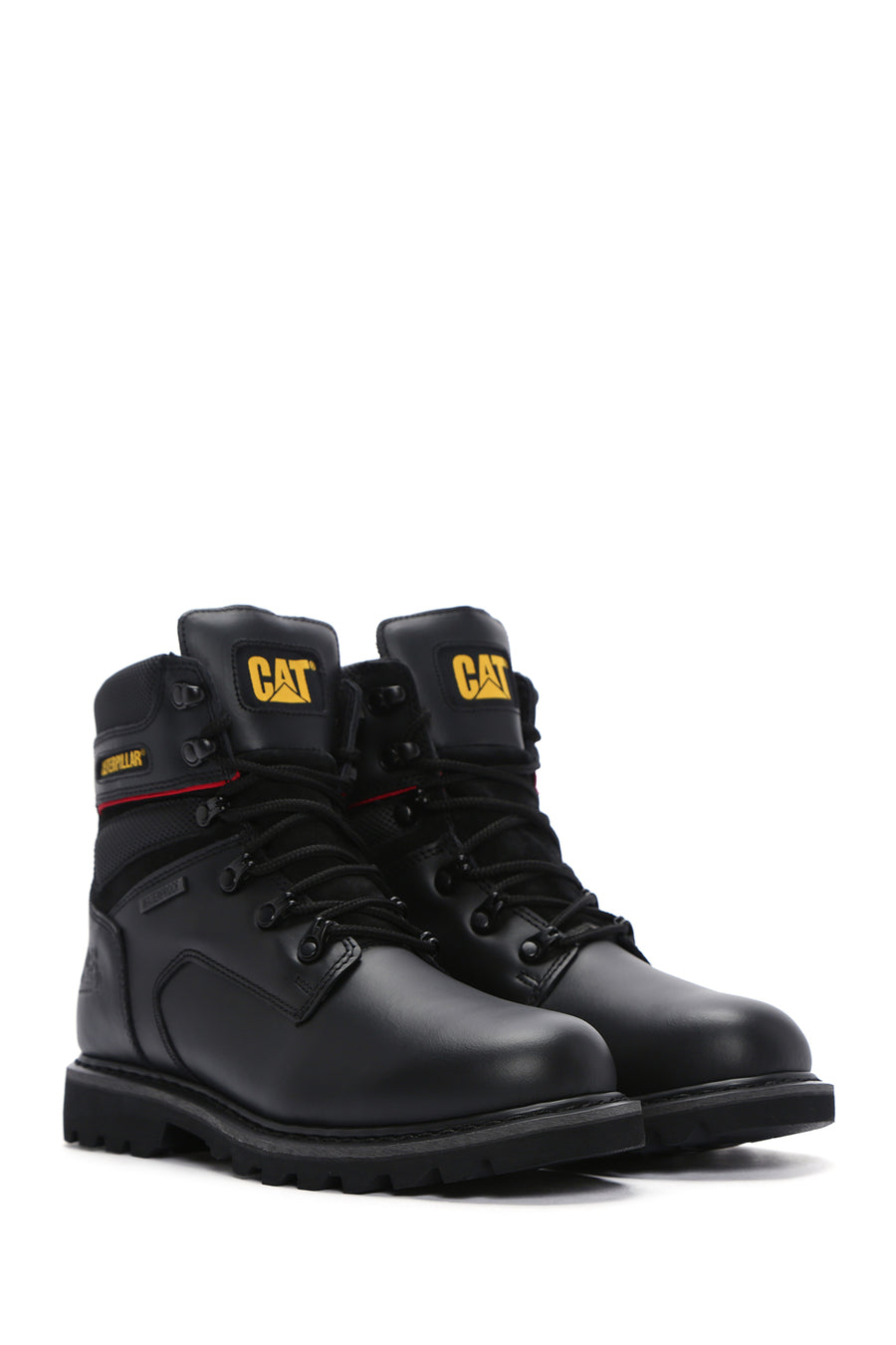 Caterpillar Men's Black Edina WP Waterproof Leather Boots