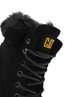 Caterpillar Kadın Siyah Nikki Kalın Topuklu Nubuk Deri Postal Bot | Derimod