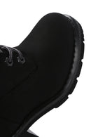 Caterpillar Kadın Siyah Nikki Kalın Topuklu Nubuk Deri Postal Bot | Derimod