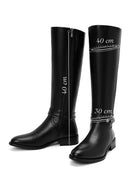 Women's Black Zippered Accessory Detailed Boots | Derimod