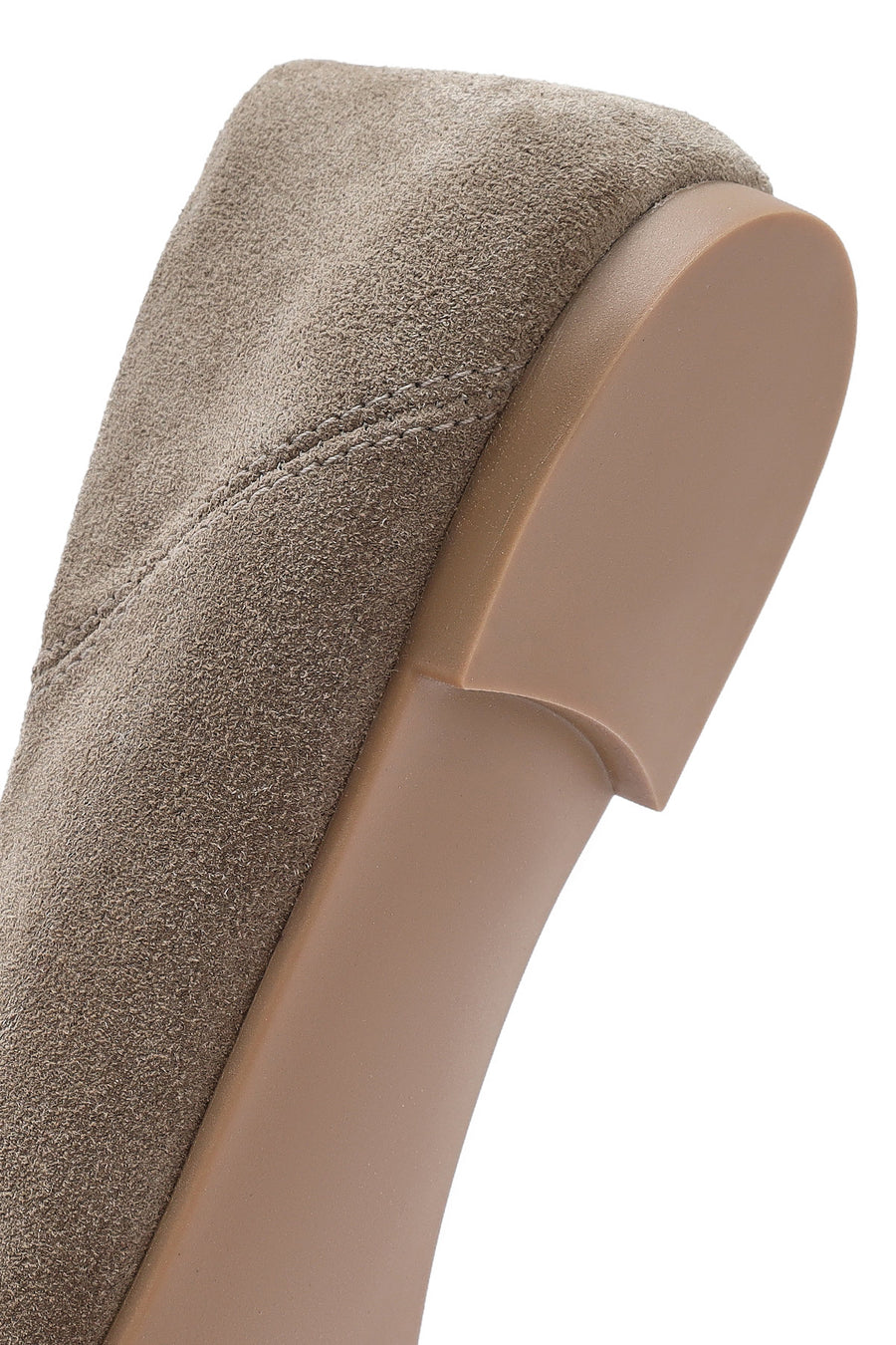 Women's Mink Buckled Suede Leather Masculine Loafer