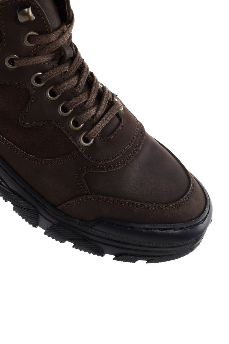 Men's Brown Leather Casual Boots