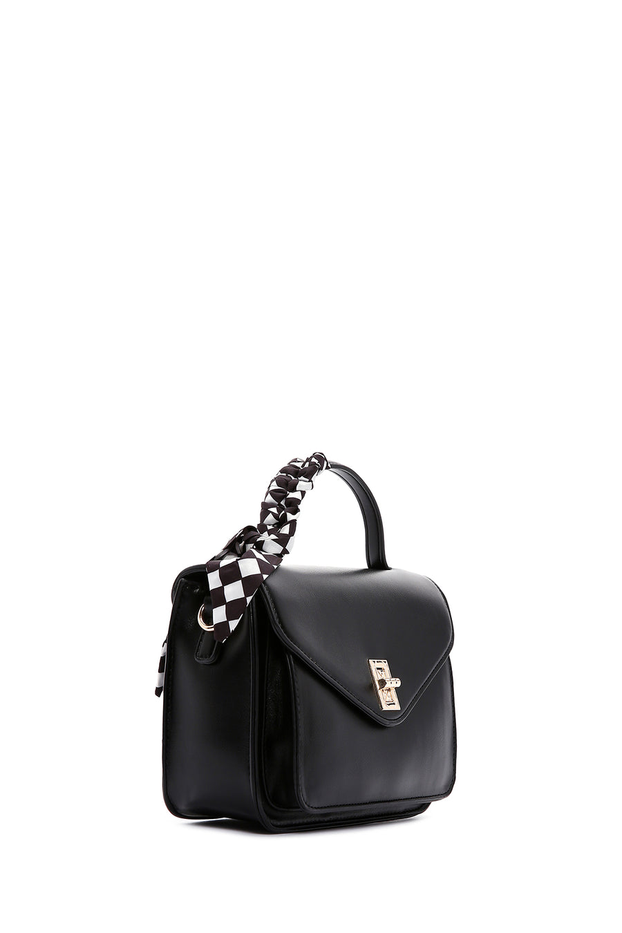 Women's Black Long Strap Shoulder Bag