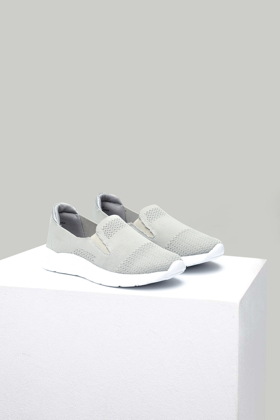 Silver Fabric Women's Sneaker
