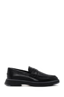 Men's Black Casual Leather Loafer | Derimod