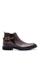 Men's Leather Buckle Boots | Derimod