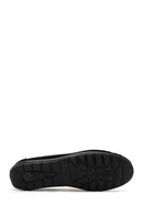 Men's Black Suede Leather Casual Loafer | Derimod