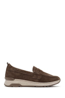 Women's Mink Suede Leather Loafer | Derimod