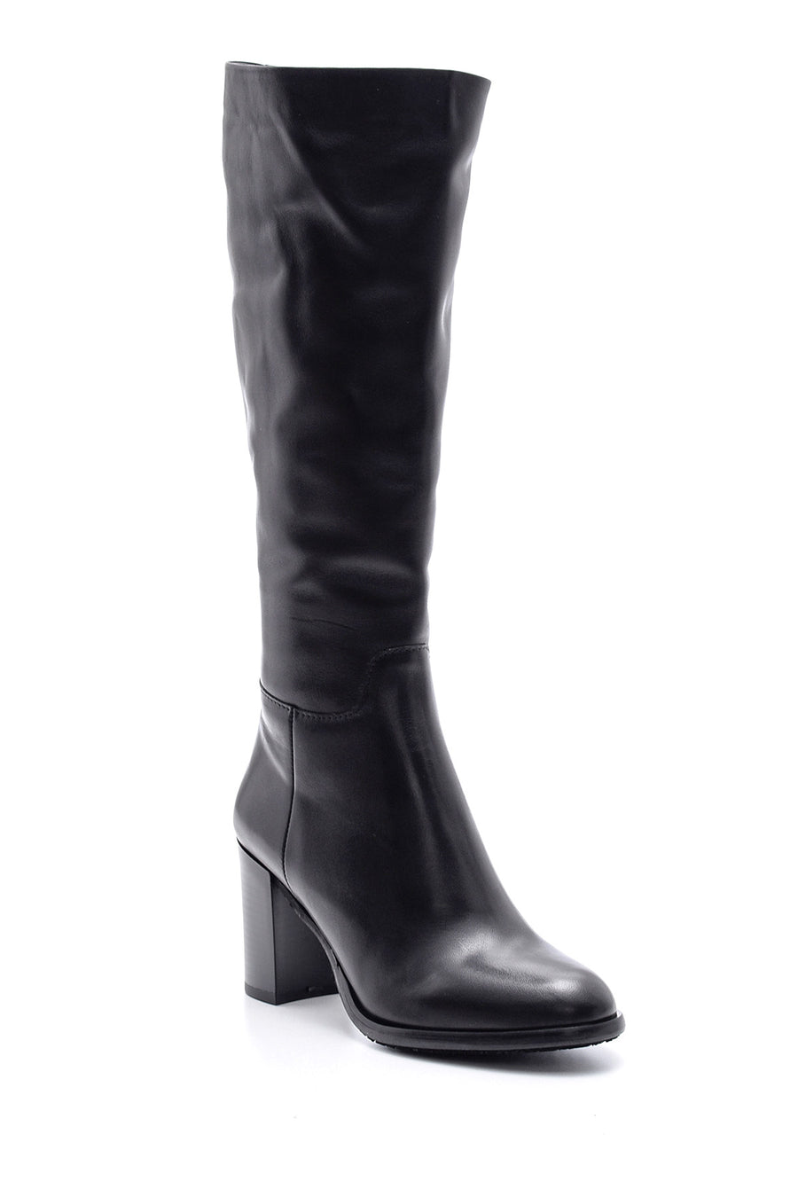 Women's Leather Heeled Boots