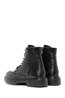 Men's Black Leather Boots | Derimod