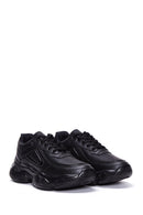 Women's Black Thick Soled Sneaker | Derimod