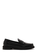 Kadın Siyah Deri Maskülen Loafer | Derimod